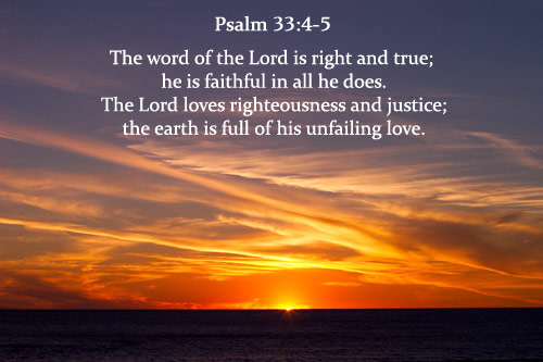Psalm 33_4-5
